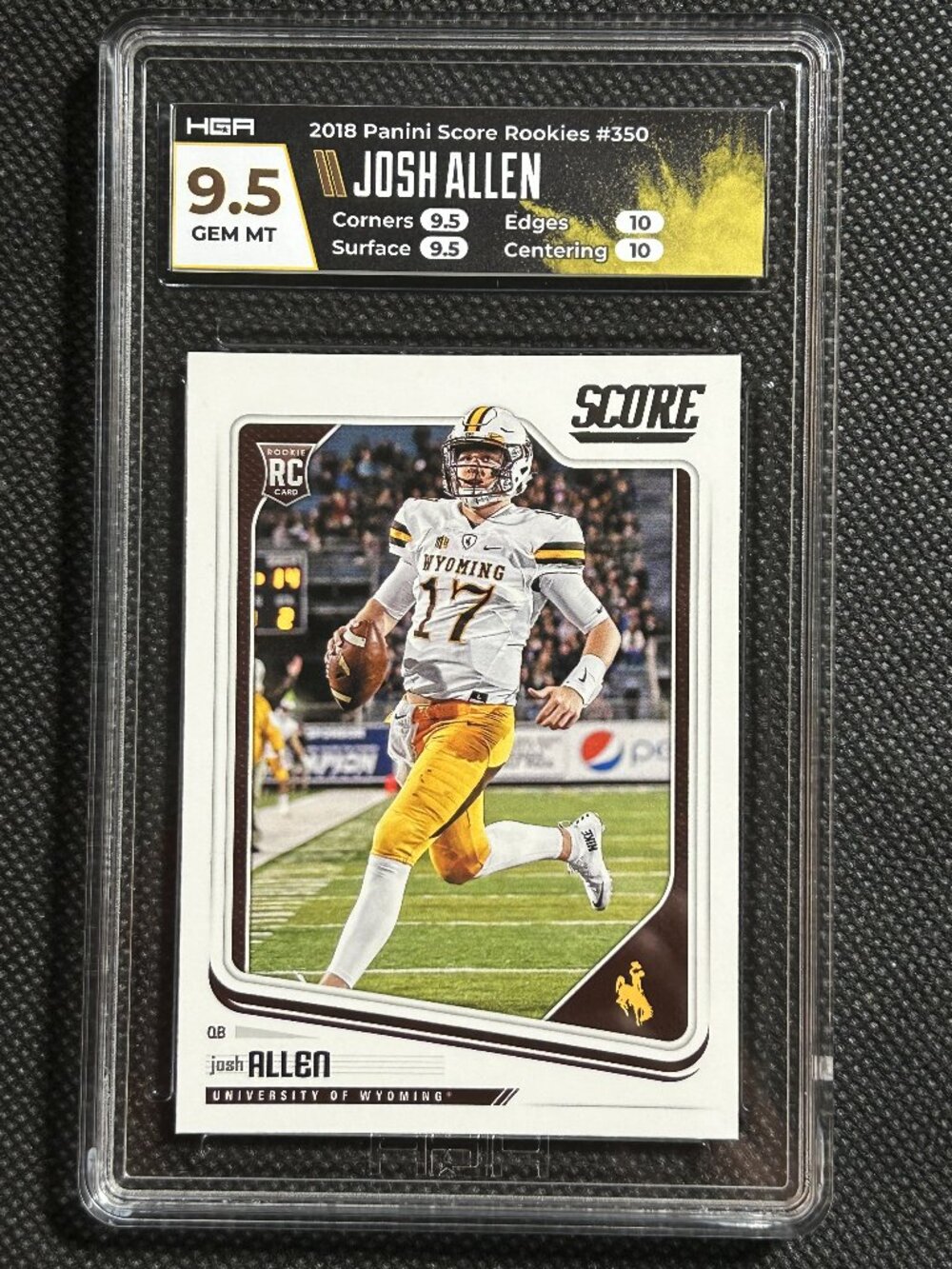 2018 Panini Score Josh Allen Rc Rookie Hga 9.5 Gem Mint Buffalo Bills🔥🔥🔥 - Picture 1 of 2
